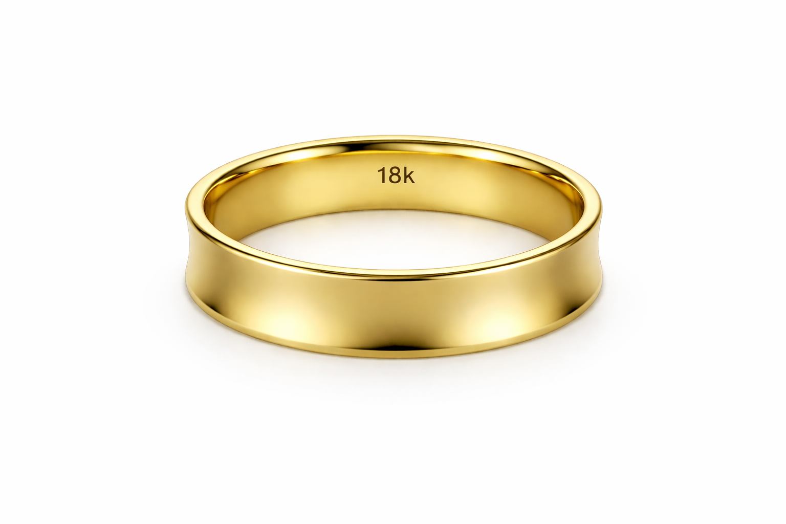 Gold Classic Wedding Band - 5mm