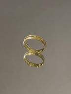 Alexia Wedding Ring- Diamond Accent with Polished and Brushed Finish- 5mm
